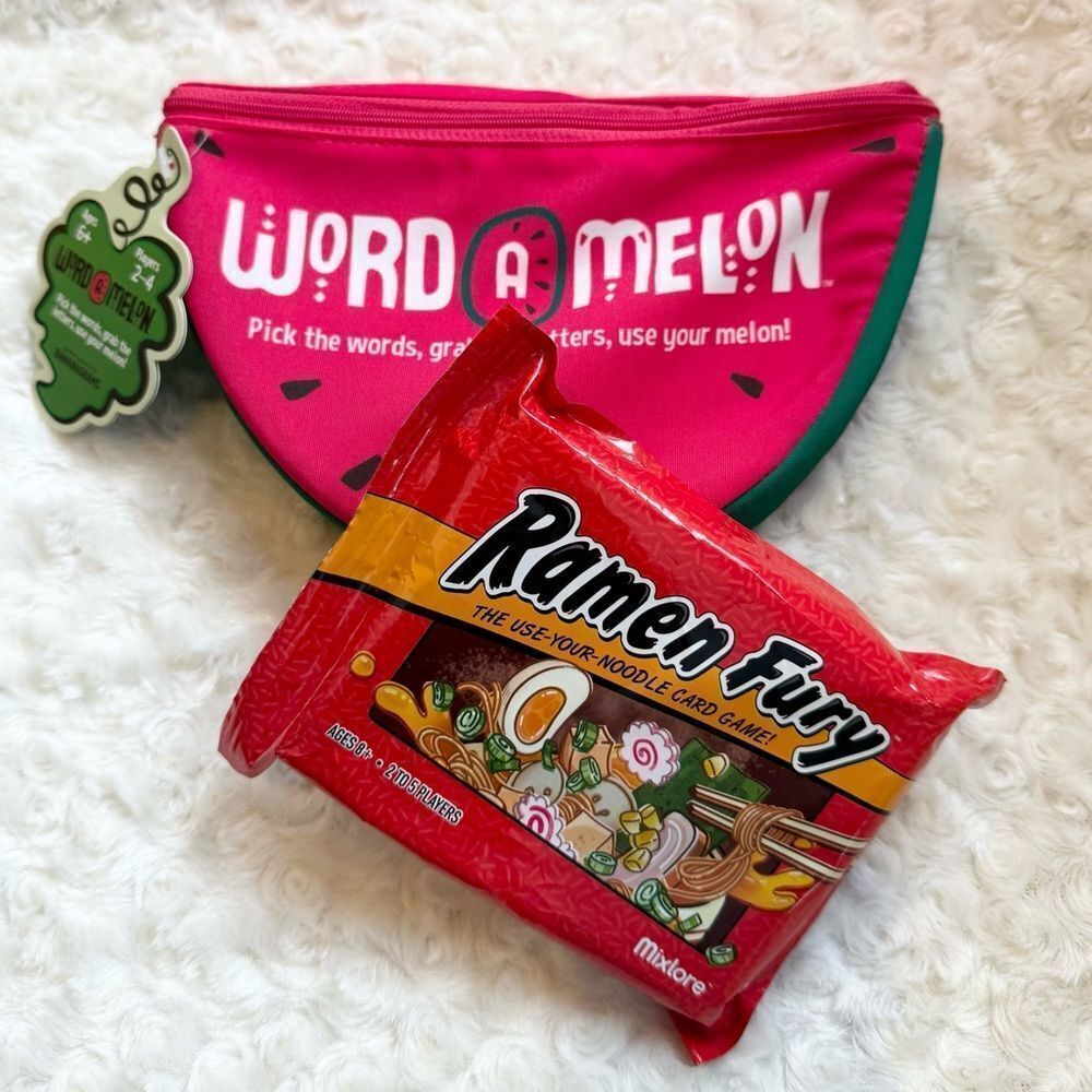 Kids New Game Bundle  of 2- Word A Melon and Ramen Fury